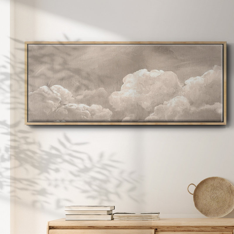 «Painted Clouds I», toile encadrée, H 8 po x l 20 po