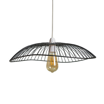 9 cm H Novelty Pendant Shade ( Spider ) in Black