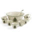 Spode Christmas Tree 10 Pc Punch Bowl W/Cups&Ladle