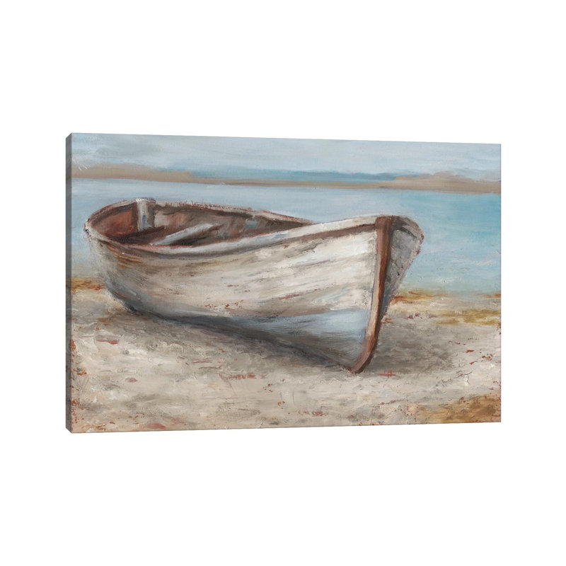 Boat I by Ethan Harper - Painting on Canvas, No Frame, 30.48 cm H x 45.72 cm W