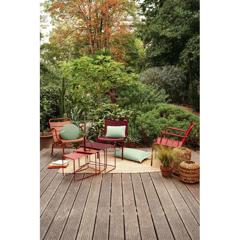 Oulala Outdoor Side Table, Floral Getaway