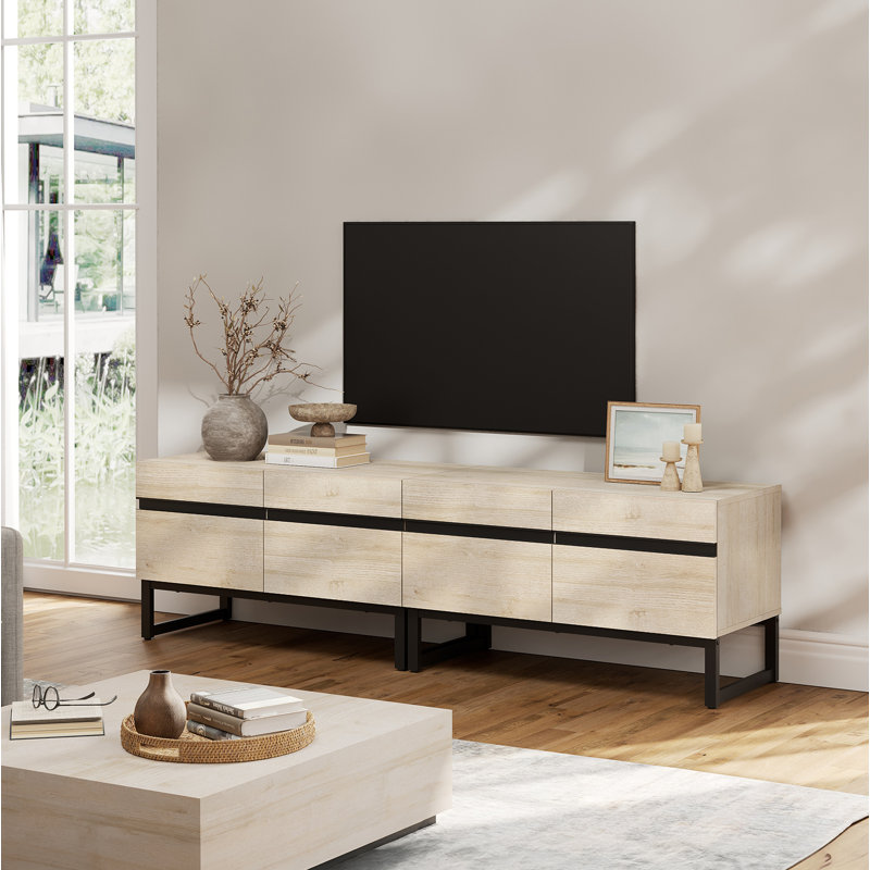 Crédence de rangement l 70,9 po Aadam, Beige