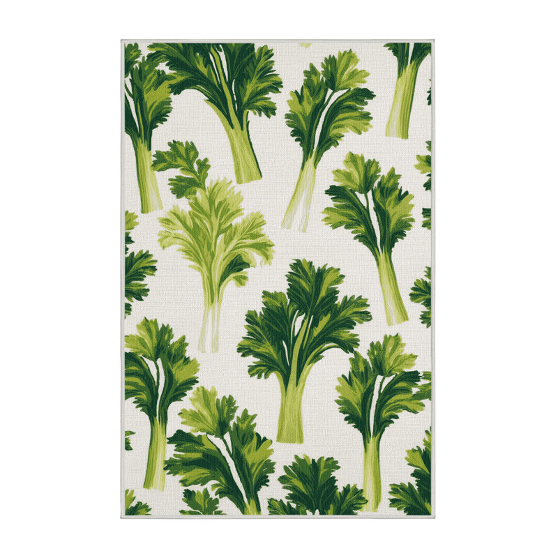  Tapis lavable de légumes céleri lavable, Rectangulaire 8 pi x 12 pi