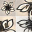 Floral 5-Light 60cm LED Ceiling Light with Remote