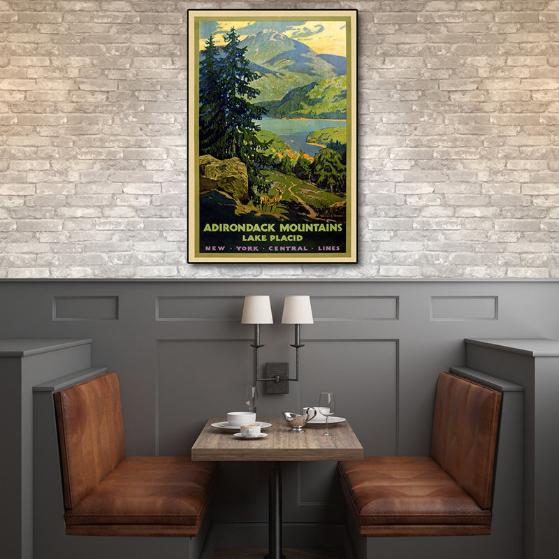 Adirondack Mountains, impression murale sans cadre, H 30 po x l 20 po x P 0,1 po, Affiche plate