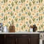 Papier peint adhésif Mid-Century Mid-Century Desert Cactus-128969292