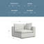 Fauteuil d'appoint Jasmine