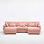 Canapé modulaire en U en forme de canapé modulaire, canapé-lit moderne à assise profonde, canapé modulaire à 3 places pour le salon, canapé-lit en flanelette confortable avec accoudoirs ronds 5 coussins, canapés pour la chambre à coucher-1779962628