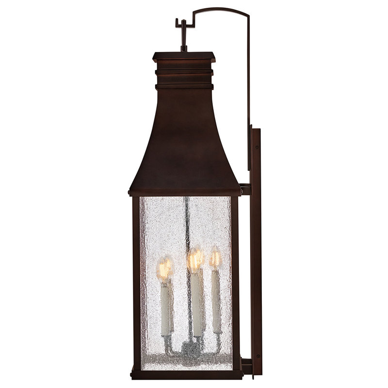 Beacon Hill 5 - Light Outdoor Wall Lantern, Blackened Copper