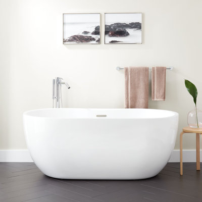 65" Boyce Acrylic Freestanding Soaking Bathtub