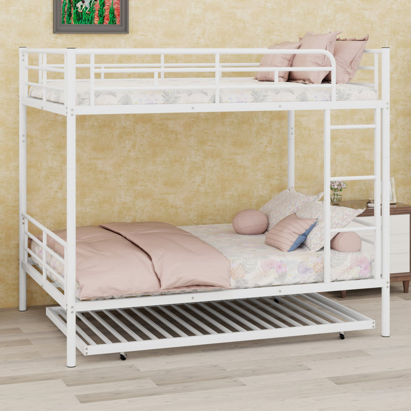 Lit superposé avec lit gigogne transformable en deux lits séparés pour les familles en pleine croissance