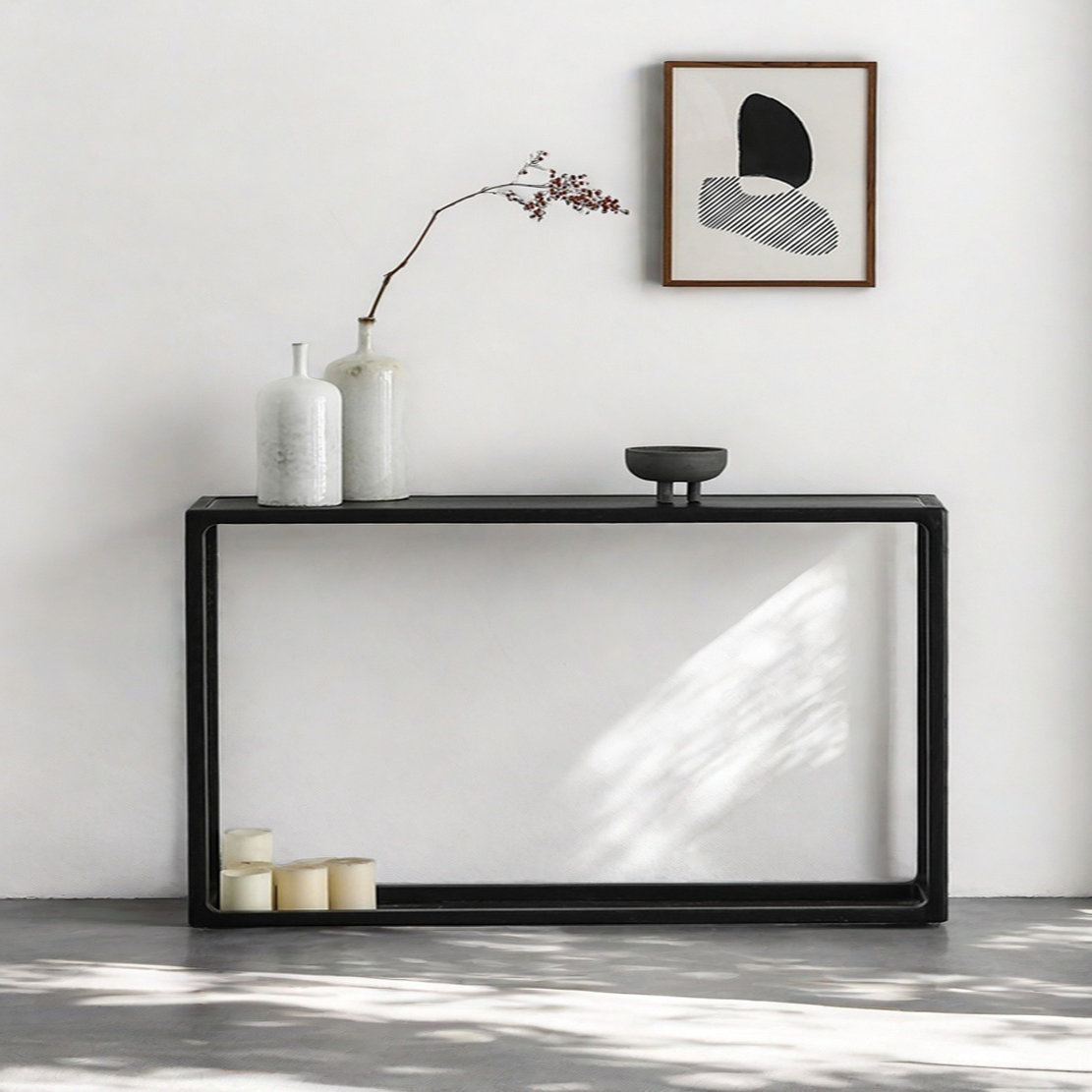 interanest Minimalist Solid Wood Console Table | Wayfair