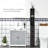 Bathroom Linen Cabinet 54", Freestanding With 2 Shelf And Drawers, Space Saving Narrow Organizer, Brown Storage Tower Floor Cabinet,