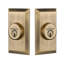 Nostalgic Warehouse Studio Plate Double Cylinder Deadbolt-300819257