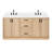 Ariel Kelly 61 Inch Double Rectangular Sink Bathroom Vanity With Pure Quartz Countertop-137992284-137992285-105988781