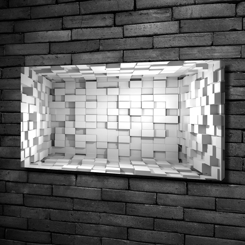 Cubes - No Frame Print on Canvas