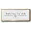 «I Really Hope», toile encadrée-110637449