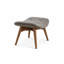 Ensemble de chaise longue et repose-pieds Contour