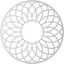 Médaillon de plafond en PVC de qualité architecturale Cannes-40714661-40714680