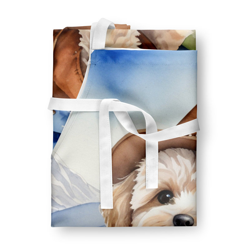 Tablier de bienvenue Maltipoo Cowboy
