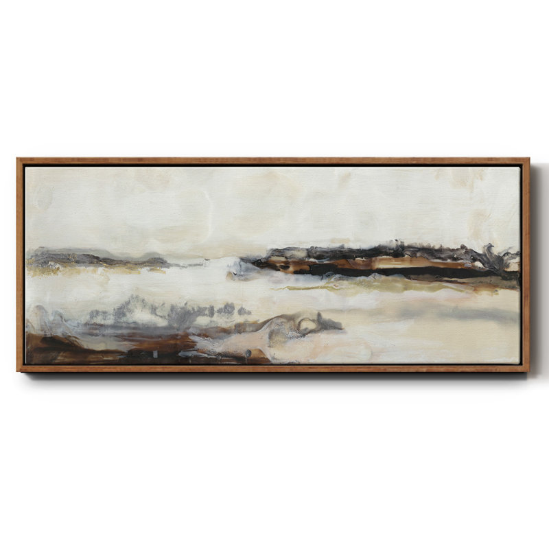 Joyful Horizon II - toile encadrée, H 20 po x l 50 po