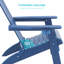 Chaise Adirondack pliante en plastique Halstein-2135445932