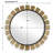 Uttermost Toluca Round Brass Mirror