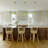 1-lamp green dimmable glass iron pendant light