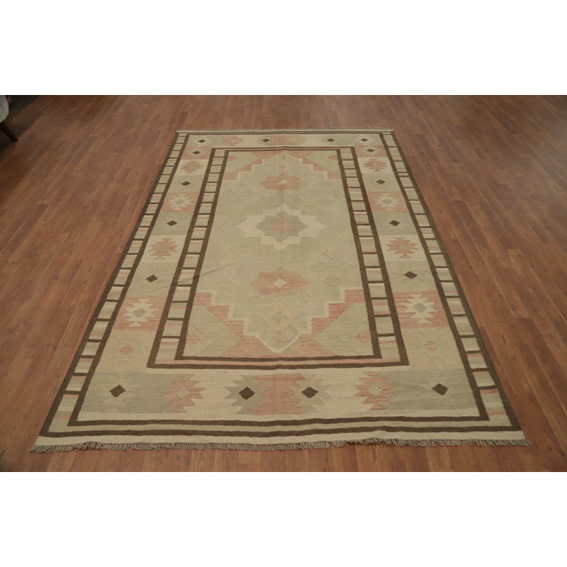 Tapis tribal en laine Kilim
