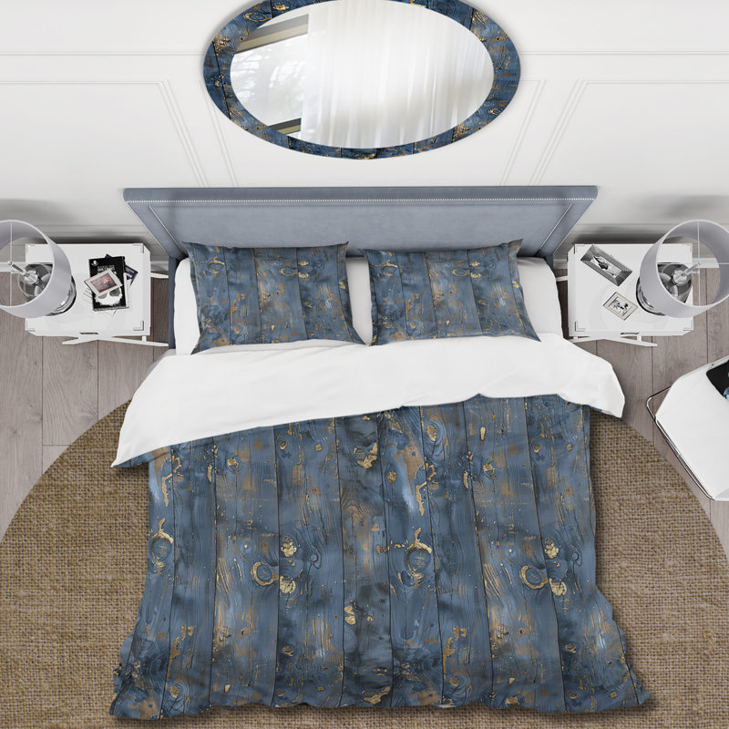 Ensemble de housse de couette Farmhouse, Housse de couette très grand + 2 taies décorativ