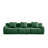 Boneless Sofa,3 Seat High-Quality Teddy Fabric,Anti-Slip Design,No Assembly Curved Armrests Streamlined,32D High Density Sponge For Living Rooms Bedrooms Reading Nook-2061538510-2047302585