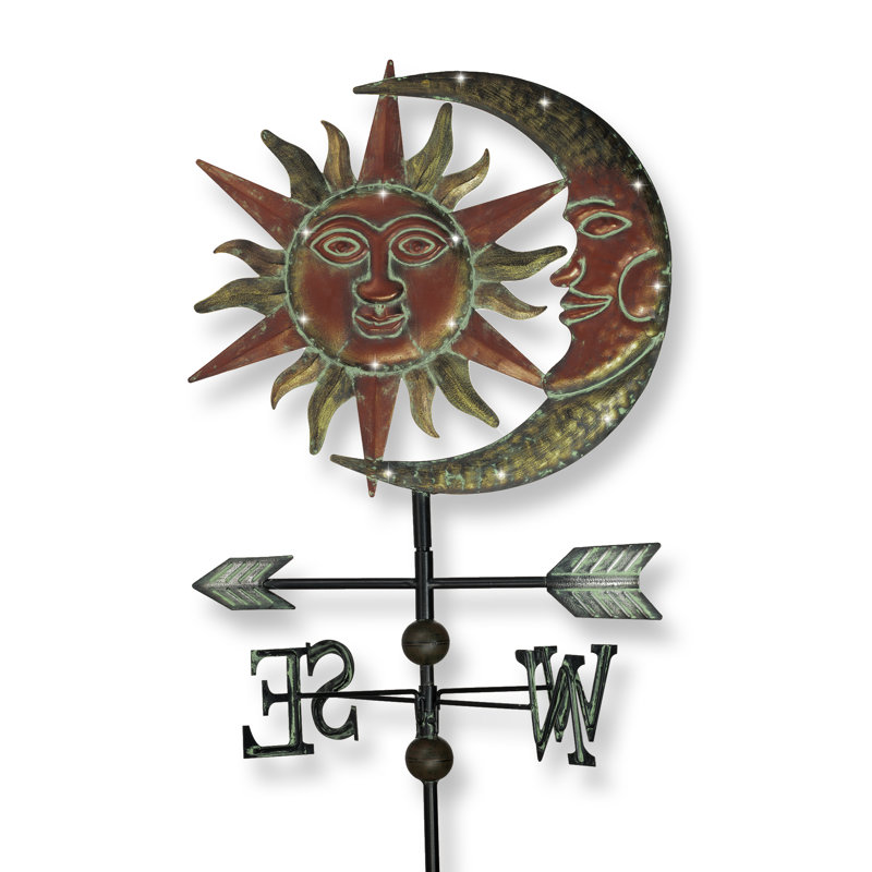 Piquet de jardin décoratif en métal et bronze
