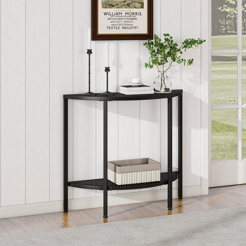 90cm Console Table, Black