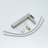 Waterfall Single Hole Single-Handle Low-Arc Bathroom Sink Faucet With Drain Assembly In Brushed Nickel