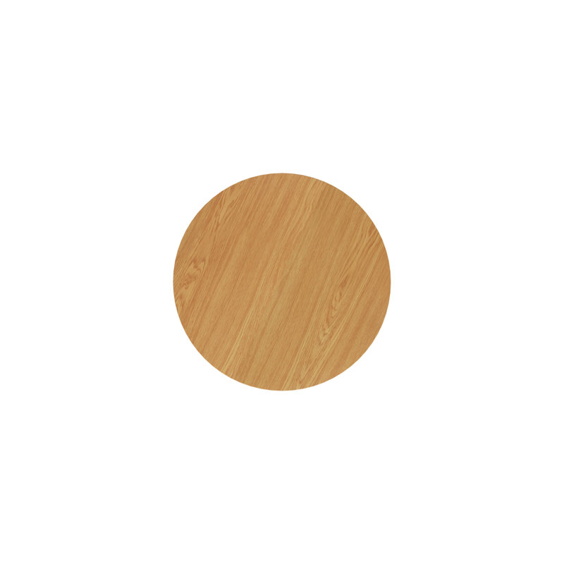 Rizal 80cm Circle Conference Table, Oak