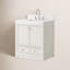 Aula 30" Bathroom Vanity with 2" Thassos White Quartz Countertop-86268749