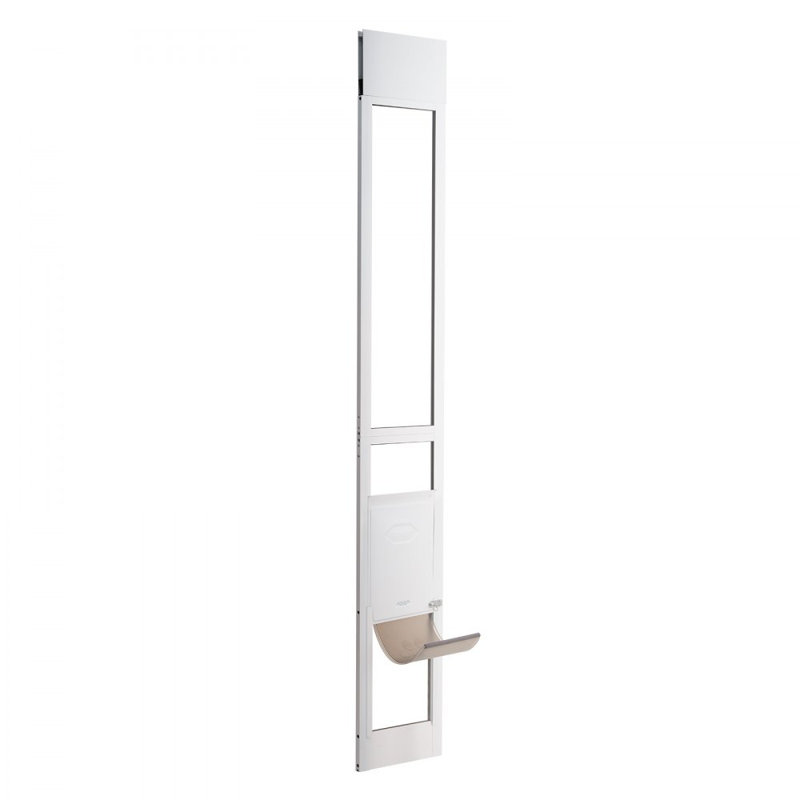 Dog Door for Sliding Glass Door 75 7/8"-80 11/16" Adjustable Height M