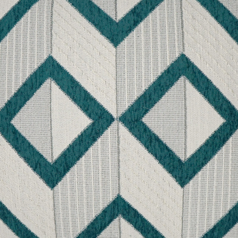Dublin Pillow Cover & Insert, Peacock, Square 20"