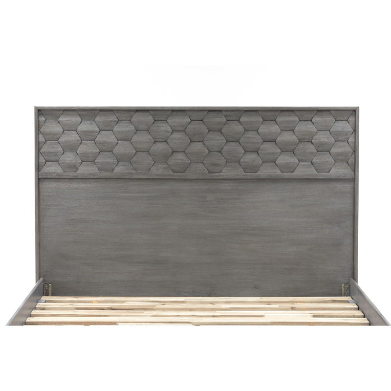 Jakiara Metal Slat Bed, Queen