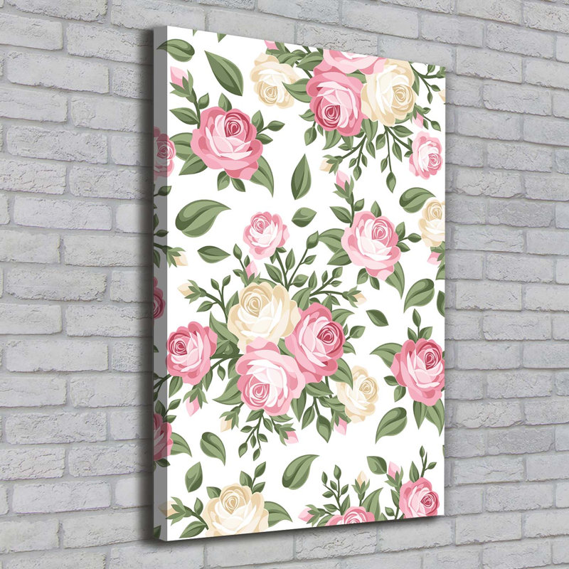 Roses - Wrapped Canvas Print