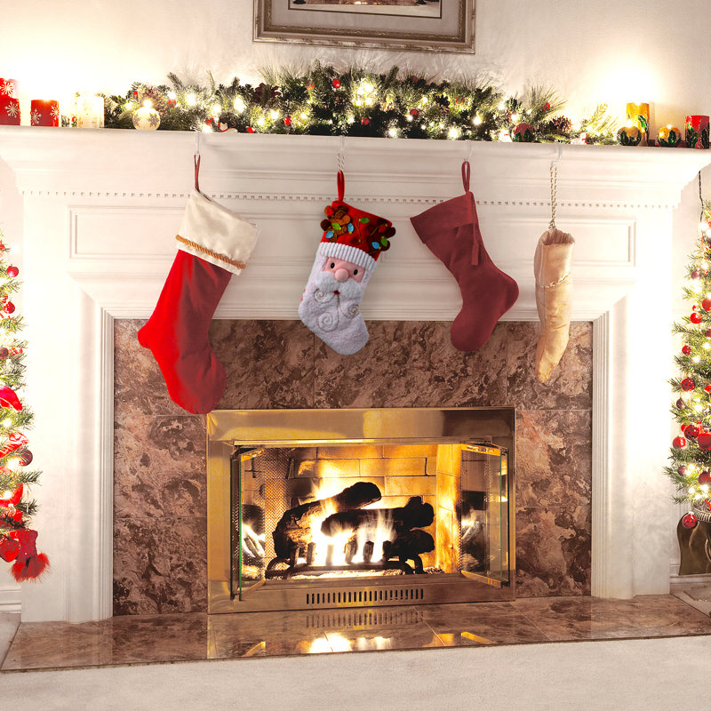 20" Be Merry Collection Novelty Santa Stocking