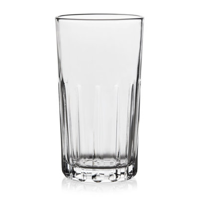 Ribbed Drinking Glass