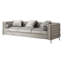 Canapé modulaire réversible en velours de 104 po avec deux repose-pieds Marciano-1720872141