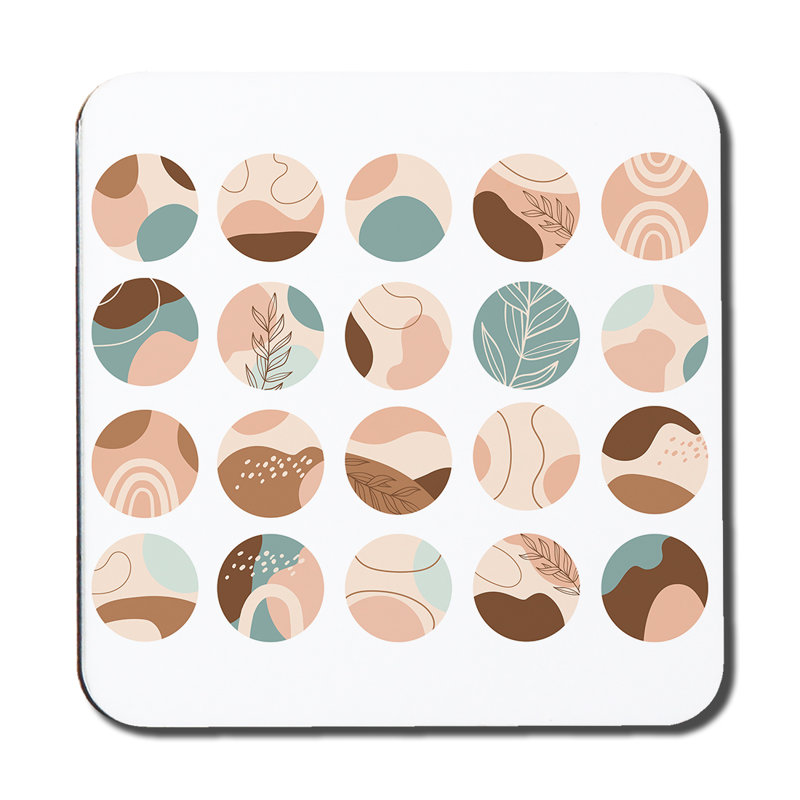 Driton Square 6 Piece Coaster Set
