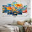" Colorful Mosaic I " 5 - Pieces