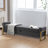 67'' W Modern Upholstered Velvet Storage Bench for Bedroom End of Bed with Gold Leg-714366746