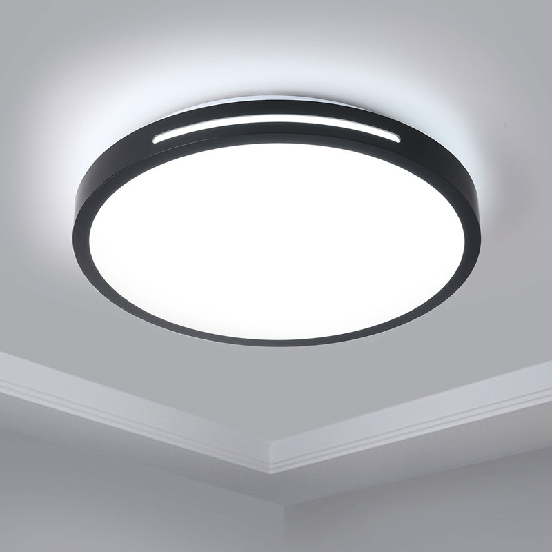 Semi Flush Mount, 18 W, 5.5cm H x 30cm W x 30cm D