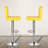 Defoor Siebeld Swivel Adjustable Height Bar Stool-1292362130-1292362142