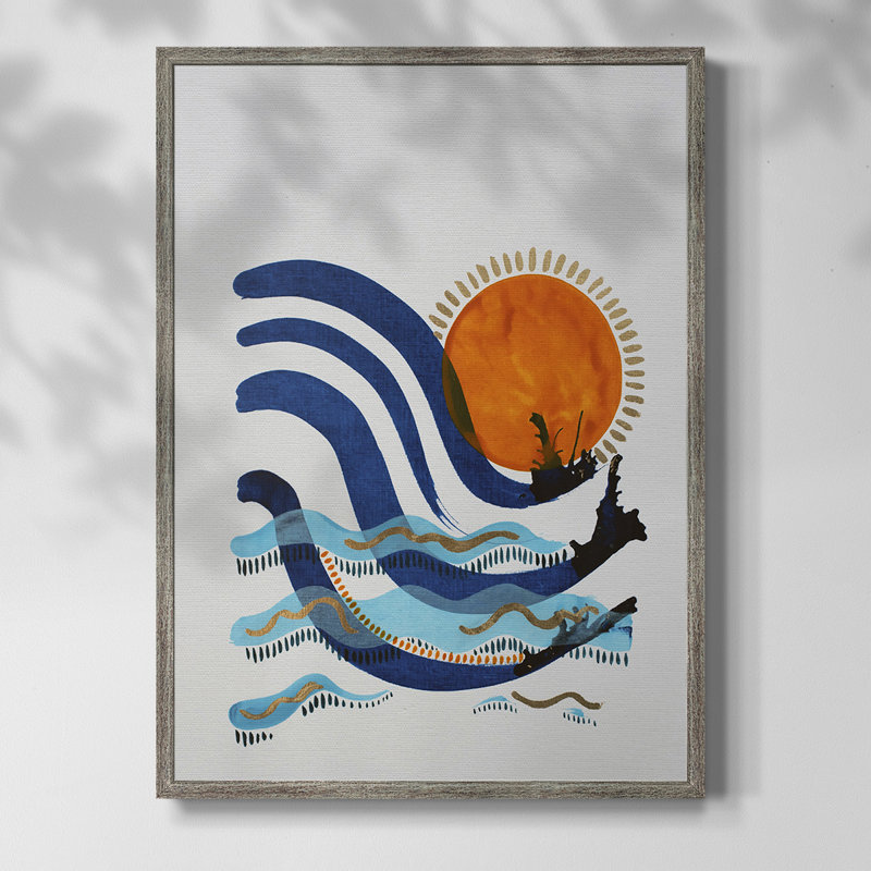 What a Way to Spend the Day Framed Print - Solid Wood, 15" H x 12" W