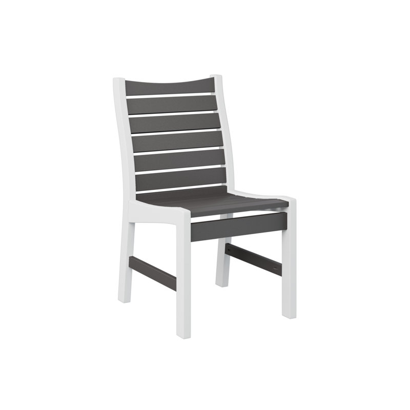 Bristol Outdoor Dining Side Chair, Smoke Gray